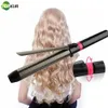 Profesjonalna rurler rotacyjna Curling Iron Wand z turmalinem ceramicznym anty-saldingiem izolowanym narzędziem Waver Waver Maker Maker 240117