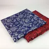 Glänsande Jacquard Brocade Tissu -tyg för klädblue DIY Sewing Patchwork tyg Tela Materialsize 45cmx75cm 240116