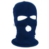 Beanie/Skull Caps Men 3 Hole Balaclava Knit Cap Outdoor Full Face Cover Headwear Ski Face Mask Balaclava Cyclhood Hat J240117