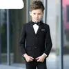 Formal meninos terno para casamento crianças branco festa blazers calças batismo outfit crianças traje senhores adolescente baile smoking conjunto 240116