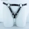 Autres articles de beauté et de santé 2022 Nouvelle mise à niveau réglable à porter Ceinture en PU Dispositif de verrouillage de chasteté Accessoires Cock Cage Bondage Jouets sexy pour hommes Gay Adulte Produit Q240117