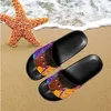 Kapcie Summer African Woman Design Non-Slip Home Casule Flip Flip Flops Beach Women Slipper Sandals Indoor Outdoor Zapatillas