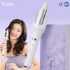 Automatic Hair Curler Stick Negative ion Electric Ceramic Curler Fast Heating Rotating Magic Curling Iron Hair Care Styling Tool 240117