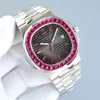 5711 Montre De Luxe Diamantuhr Herrenuhren 40 mm 324 automatisches mechanisches Uhrwerk Stahl Uhren Designeruhren Armbanduhren