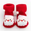 Kids Socks Lawadka 0-3T Winter Dicke Säuglingsocken für Mädchen Jungen Kinder Weihnachten Neujahrssocken Anti-Slip-Baumwoll-Kurzsocken für Neugeborene H240508