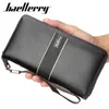 Spring new men's wallet business multifunctional zipper long section clutch large capacity money clip 020524a