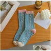 Socks & Hosiery Socks Fresh Tip Versatile Womens Cotton Medium Long Tube Drop Delivery Apparel Underwear Women'S Underwear Dhxqr