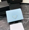 Carteras Monedero de cuero Monedero corto Hardware dorado Titular de la tarjeta clásico Monedero para hombres y mujeres