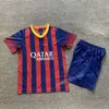 Kit infantil 2011 2012 BAR Retro camisa de futebol Camisetas de futebol MEMPHIS PEDRI ADAMA AUBA FERRAN 09 10 11 12 13 14 ANSU FATI F. DE JONG DEST DAVI ALVE