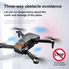 Z888 Aeriële drone HD Dual Camera Brushless Motor Obstacle Vermijding RC Helicopter Professional Foldable Quadcopter Toys