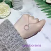 Mode Carter bijoux pour femmes collier boutique en ligne nouveau S925 en argent sterling luxe haute qualité crochet et clou plein diamant pendentif avec avec boîte d'origine