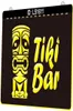 LS1611 Tiki Bar Mask Pub Club 3D Incisione LED Segno luminoso Intero Retail7776142