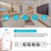 Power Cable Plug WiFi Smart Power Strip 4 EU Outlets Plug med 4 USBcharging Port Timing App Voice Control Work med Alexa Google Home Assistant YQ240117