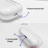 Handyhüllen Klare Silikonhülle für Airpods Pro 2 3 1 Pro2 Air Pods 1 2. 3. Generation Abdeckung Transparentes Zubehör Coque Capa YQ240117