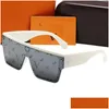 Lunettes de soleil Lettre V Waimea L Le même modèle Sunsn Protection UV Designer de haute qualité pour hommes femmes étoiles de luxe 2330 Drop Delivery Ot4Yp