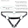 Other Health Beauty Items 2022 New Upgraded Adjustable Wear PU Belt Chastity Lock Device Accessories Cock Cage Bondage Sexy Toys For Men Gay Adult Product Q240117