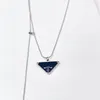 Simple Fashion triangle Pendant Necklaces & Earrings Designers P Luxury Letter Stud Brand Stainless Steel Unisex Earring Wedding Party Jewerlry Necklaces