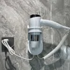 1600Wスイッチブロワー付きエル用の壁面壁掛けヘアドライヤー強風トイレホームステイヘアドライヤー家庭用乾燥ツール240116