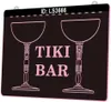 LS3666 Tiki Bar 3D-gravure LED-lichtbord Hele detailhandel012621144