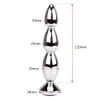 Vatine Big Size Jewel Anal Plug Metal Beads Prostate Massage Long Butt Fex Toys for Women and Men Adult製品240117