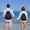 Sacos de compras personalizados po drawstring mulheres homens dobrável ginásio esportes mochila personalizado diy impressão mochilas de treinamento