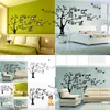 Stickers muraux Zy94AB Noir Po Arbre Memorytree Autocollant PVC Étanche Creative Peinture Décorative Lot Drop Livraison Otjpv