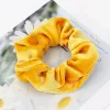 scrunchies جيب مع Zipper Stash شعر خشن العلاقات الساتان الحرير الرياضية الرقص scrunchie hairband zz