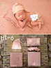 Born Pography Prop Coperta Cuscino Accessori per lo studio Set Riprese fatte a mano Baby Po Posing Beanbag Cover Weave Fabric 240117