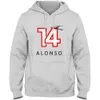 Fernando Alonso Signature Graphic-Light | Cadeau parfait Sweat à capuche 100 % coton Racing Mclaren Motorsport Lewis Hamilton Driver