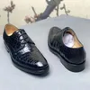 Chaussures habillées Xinepiju Arrivée Crocodile Cuir Hommes Mariage Formel Groom