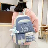 Rucksäcke 2024 Kinder Schultaschen für Mädchen Große Schultasche Kawaii Grundschulrucksack Kinder Büchertasche Laptop Reiserucksack