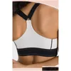 Yoga Outfit Al-0010 Reggiseno sportivo con cinturino regolabile Shoder Pantaloni da allenamento elastici in vita Donna Set di abbigliamento sportivo Consegna di goccia All'aperto Fitnes Otrsd