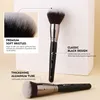 Beili Luxury Black Professional Makeup Brush Set Big Powder Makeup Brushes Foundation Natural Blending Pinceaux de Maquillage 240116