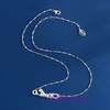 Collier Carter de luxe pour femmes boutique en ligne V Gold Nouvelle carte famille léopard collier de tête chaîne motif diamant complet double anneau pull avec boîte d'origine