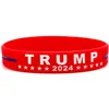 Trump 2024 Silicone Bracelet Party Favor Take America Back Teamelection campaign Vote Wristband 8 colors