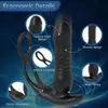 Telescopic Male Anal Vibrator Prostate Massager Wireless Buttplug Thrusting Plug Anus Penis Ring Sex Toys For Men 240117