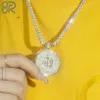 Gioielli di design Vendita calda Hip Hop S925 VVS Moissanite all'ingrosso Islam Allah Collana Pendenti Ciondolo in argento placcatura oro personalizzato