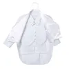 Chłopcy weselne przyjęcie urodzinowe Blazer Tuxedo Baby Boy Chrześcijanie strój płaszcz kamizelka spodni kamizelki bowtie dżentelmen garnitur ubrania 240116