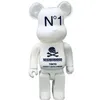 Juegos más vendidos 400% 28CM The NO.1 Bearbrick figuras de osos de juguete para coleccionistas modelo Bearbrick juguetes de decoración