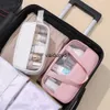 Sacos de armazenamento à prova dwaterproof água pvc armazenamento de viagem organizar mulheres cosméticos portátil saco feminino kit de lavagem transparente zíper compõem casevaiduryd