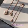 Brand womens Carter Necklace for sale online shop 925 Sterling Silver Amulet 18k rose gold double sided white Fritillaria bracelet with With Original Box