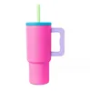 NEW 24oz trek Tumbler kids tumbler with handle bright travel cup water bottle Stainless Steel Insulated colorful Travel Mug for Child