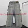 Jeans da uomo Pantaloni jeans con tasche multiple azzurri Uomo Donna Pantaloni vintage di alta qualità effimera