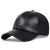 Bollmössor vintage läder baseball cap män mode hip hop sport mössor armé militär hatt brittisk vintage kohud läder hattar gorras yq240117