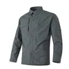 Tactische Wandelshirts Mannen Lange Mouw Cargo Werkshirts Zomer Outdoor Sneldrogend Militaire Combat Jacht Vissen Shirt 240117