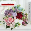 Faux Floral Greenery Hennessy Peony Simation Flower Wedding Living Room Decoration Table Pography Props Arrangement Fake Flowers Drop Otdug