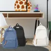 Sacos escolares Moda Mochila Durável Versátil Zíperes Lisos Elegante Portátil Nylon Mochila para Viagem Interna Ao Ar Livre Camping Caminhadas Festa