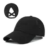 Ball Caps Women Sunshade Hat Solid Color Ponytail Cycling Summer Leisure Baseball Sport Sun Summer New YQ240117