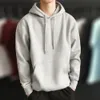 Män avslappnad Plain Pullover Hoodies Hooded Sweatshirts Lång ärm Jumper Tops Autumn Winter Men's Hoodie Coat Fashion 240116