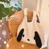 Evening Bags Plush Commute Bag Cute Autumn Winter Female Underarm Animal Pattern Large Capacity Soft Shoulder Casual Handbag